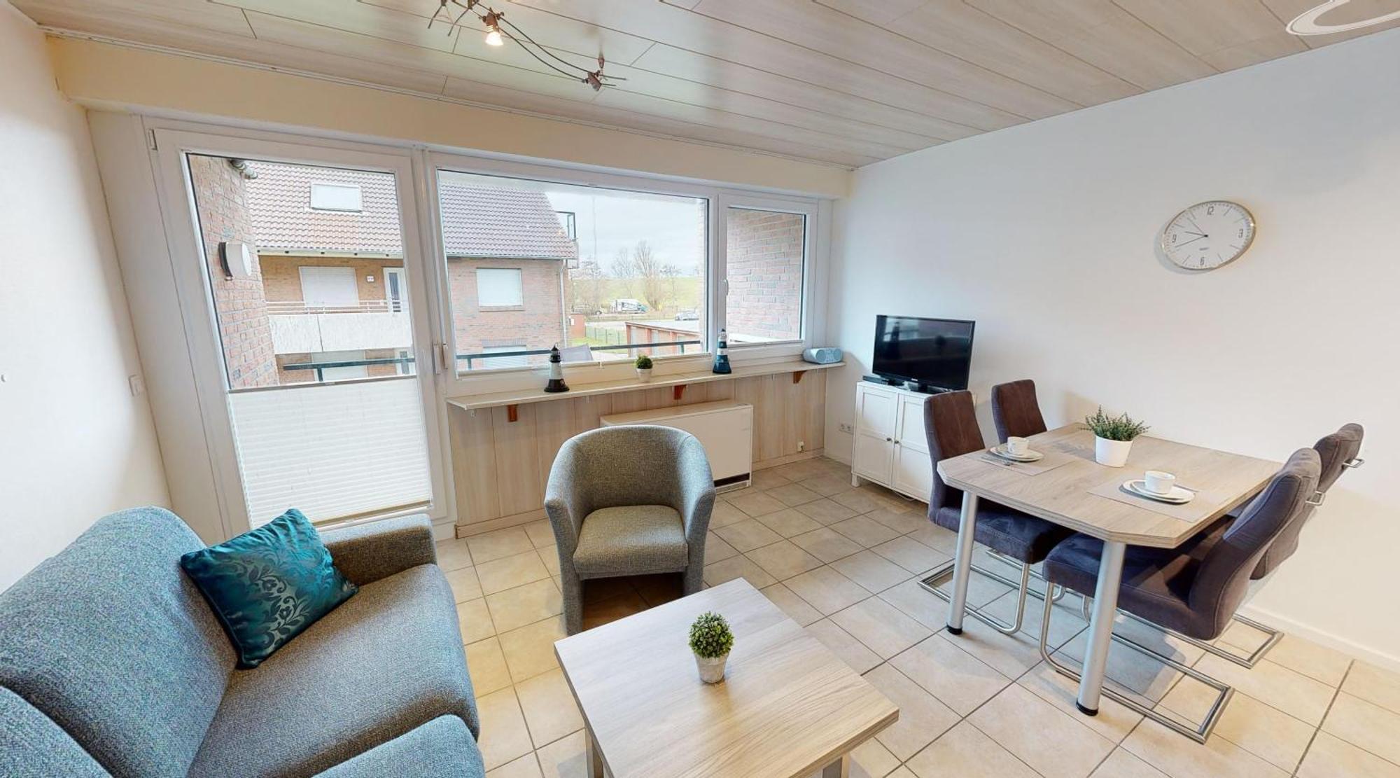 Moin Am Deich - Deich 13 C 61 Apartman Norddeich Kültér fotó